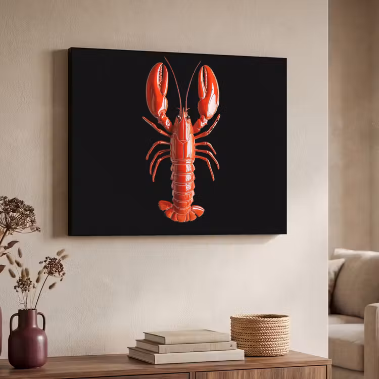 Art Frame - Kreeft - Glossier Rood - Zwart — 7