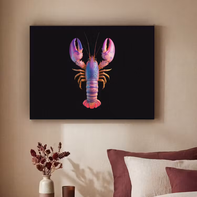 Art Frame - Kreeft - Paars - Roze - Zwart - Stippen - Lila — 3