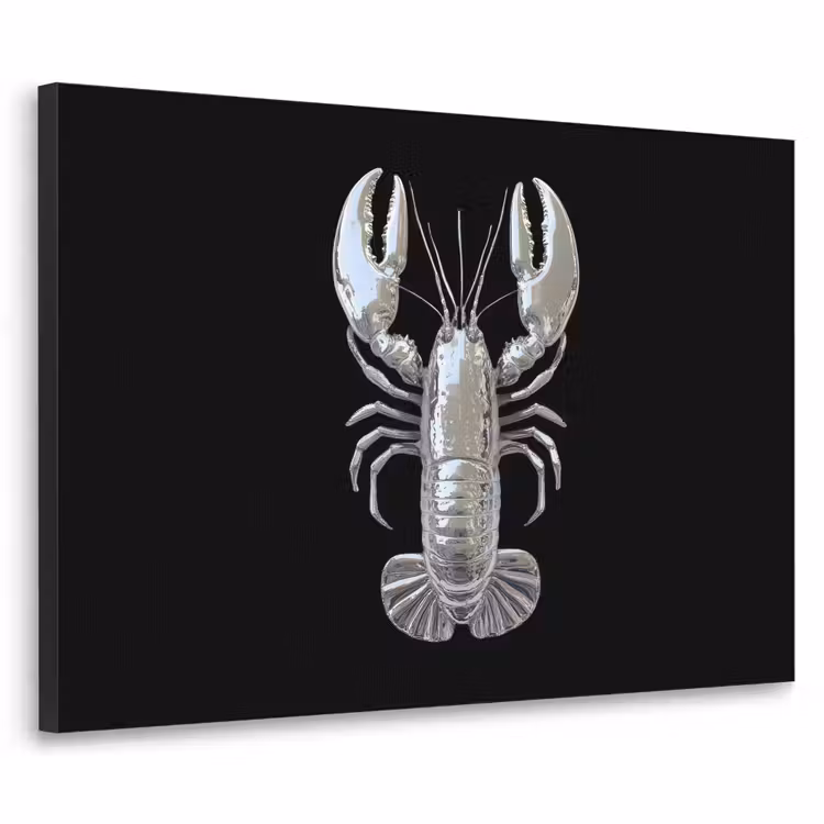 Art Frame - Kreeft - Zilver - Metallic - Luxe — 1