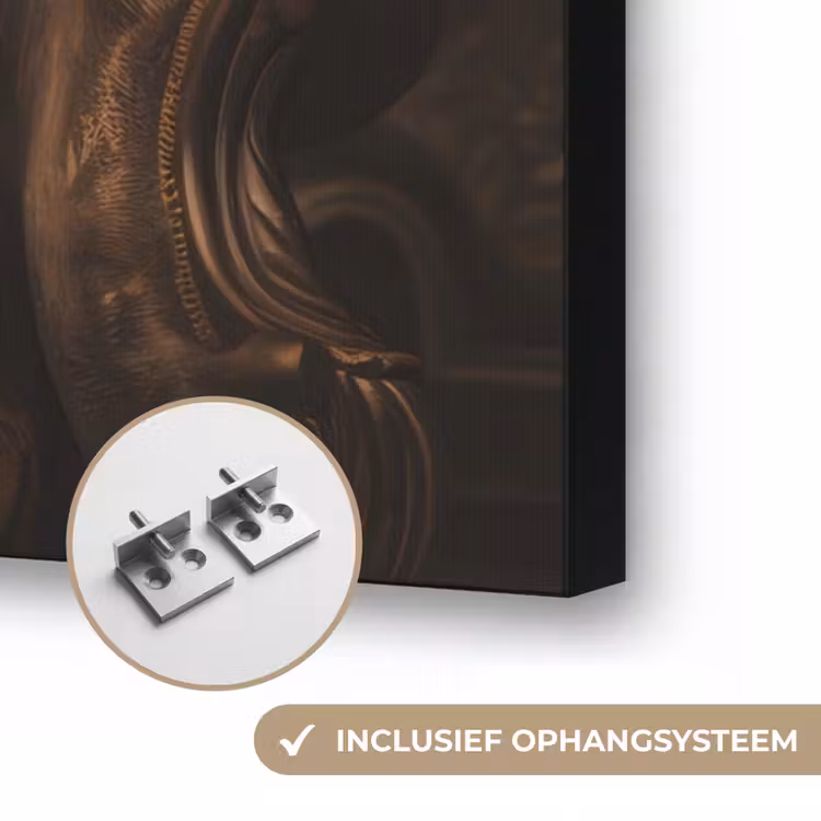Art Frame - Chimpansee - Stoel - Pak - Bruin — 6