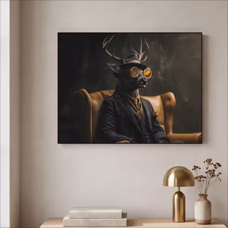 Art Frame - Hert - Zonnebril - Zwart - Pak — 5