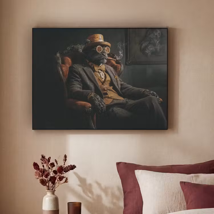 Art Frame - Kat - Pak - Oranje - Sigaar — 3