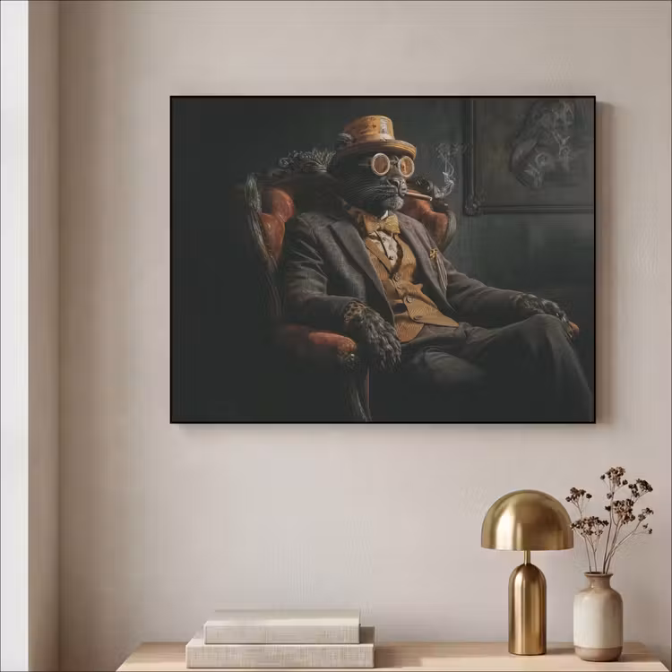 Art Frame - Kat - Pak - Oranje - Sigaar — 5