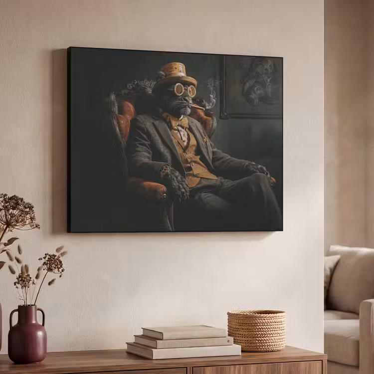Art Frame - Kat - Pak - Oranje - Sigaar — 7