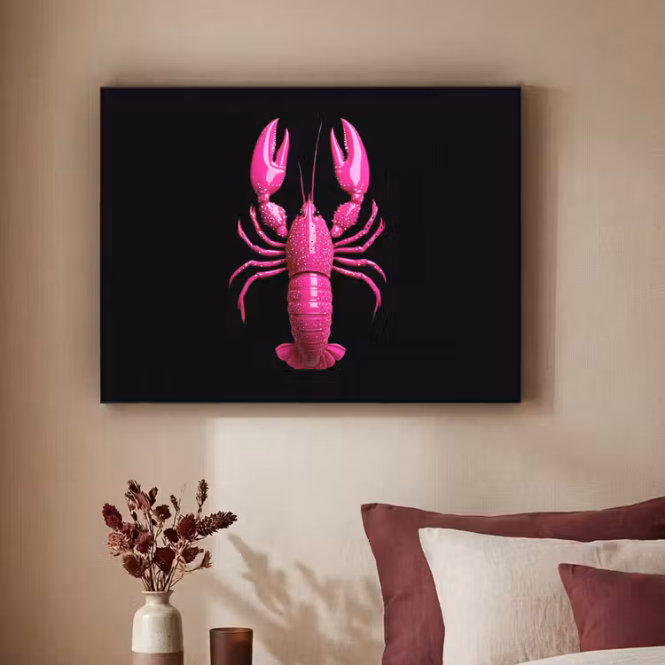 Art Frame - Kreeft - Felroze - Stippen - Opvallend — 3