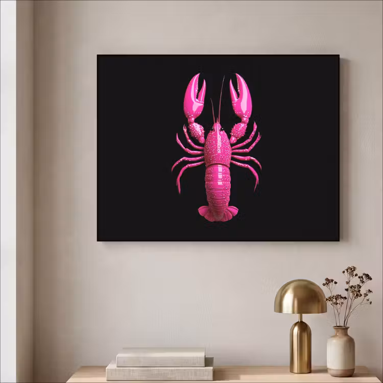 Art Frame - Kreeft - Felroze - Stippen - Opvallend — 5