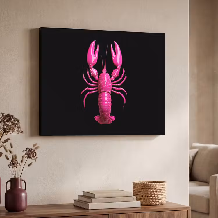 Art Frame - Kreeft - Felroze - Stippen - Opvallend — 7