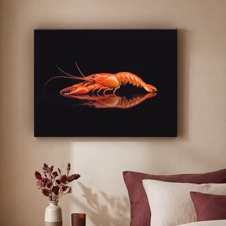 Art Frame - Kreeft - Oranje - Zwart - Opvallend — 3