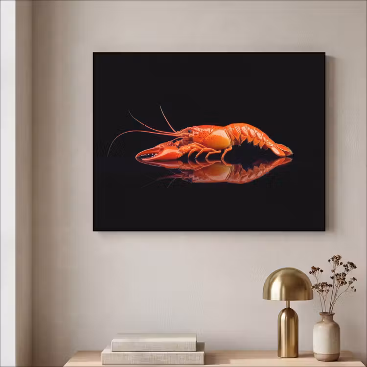 Art Frame - Kreeft - Oranje - Zwart - Opvallend — 5