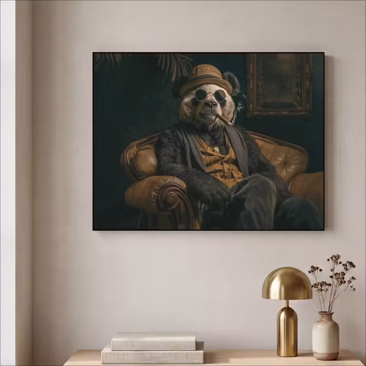 Art Frame - Panda - Hoed - Bril - Pak — 5