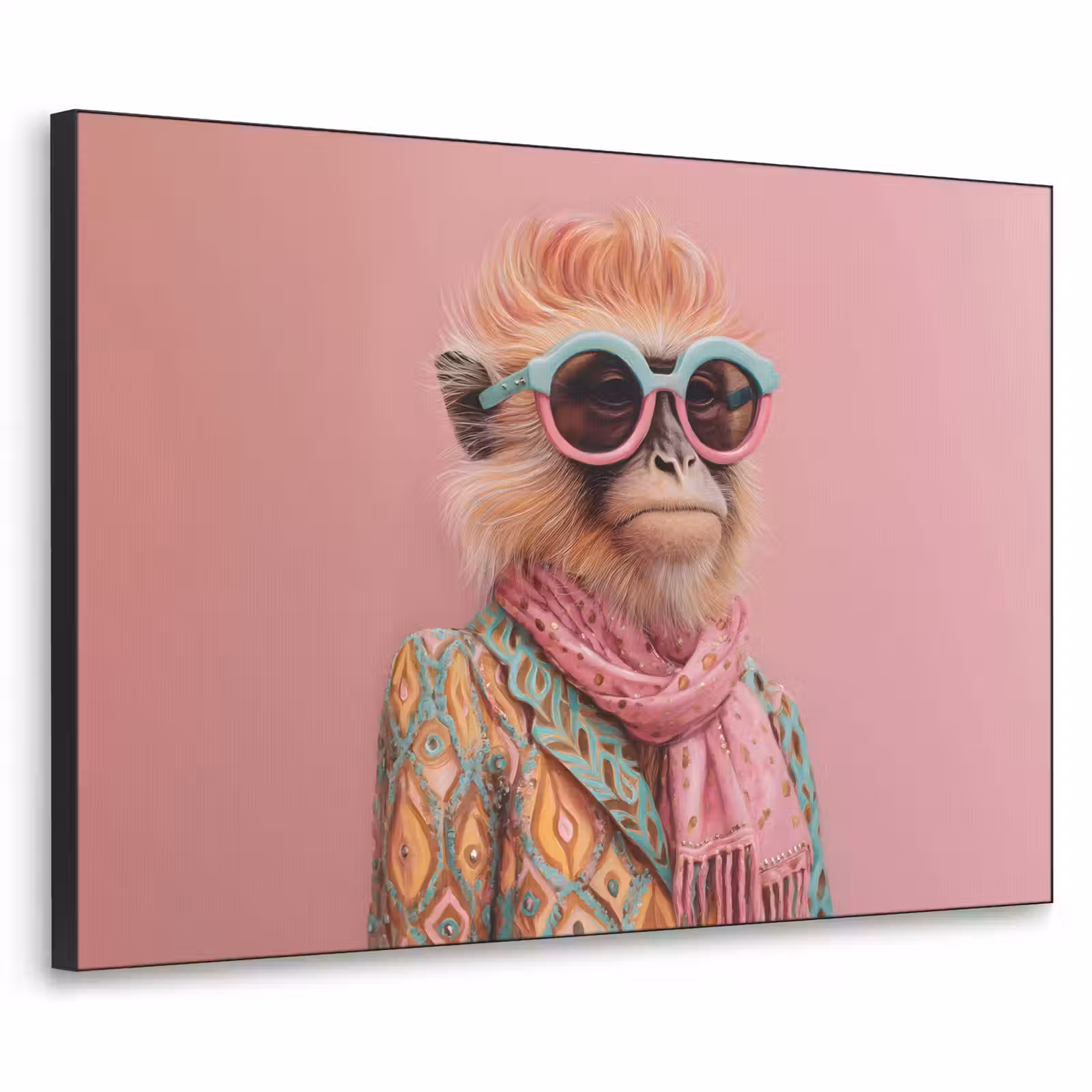 Art Frame - Sjaal - Aap - Zonnebril - Jasje — 1