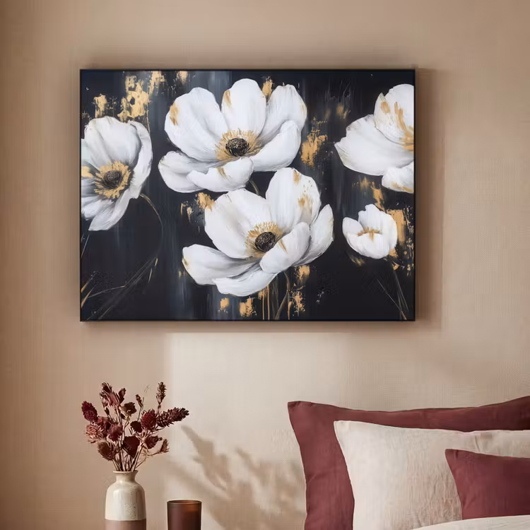 Art Frame - Bloemen - Wit - Abstract — 3