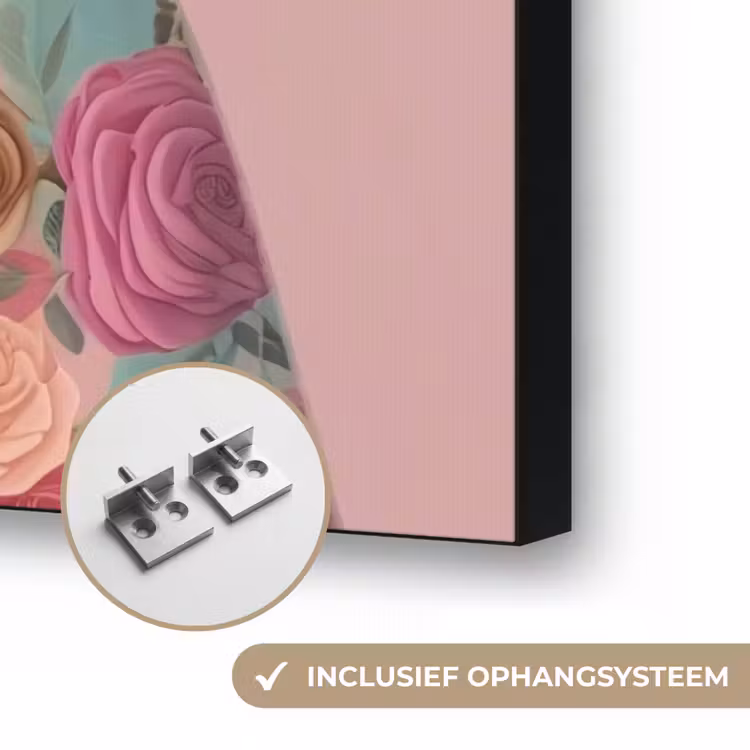 Art Frame - Luiaard - Bloemenprint - Bril - Roze — 6