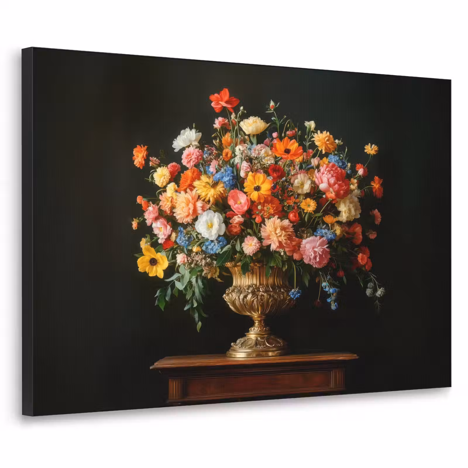 Art Frame - Goud - Bloemen - Kleuren - Vaas — 1