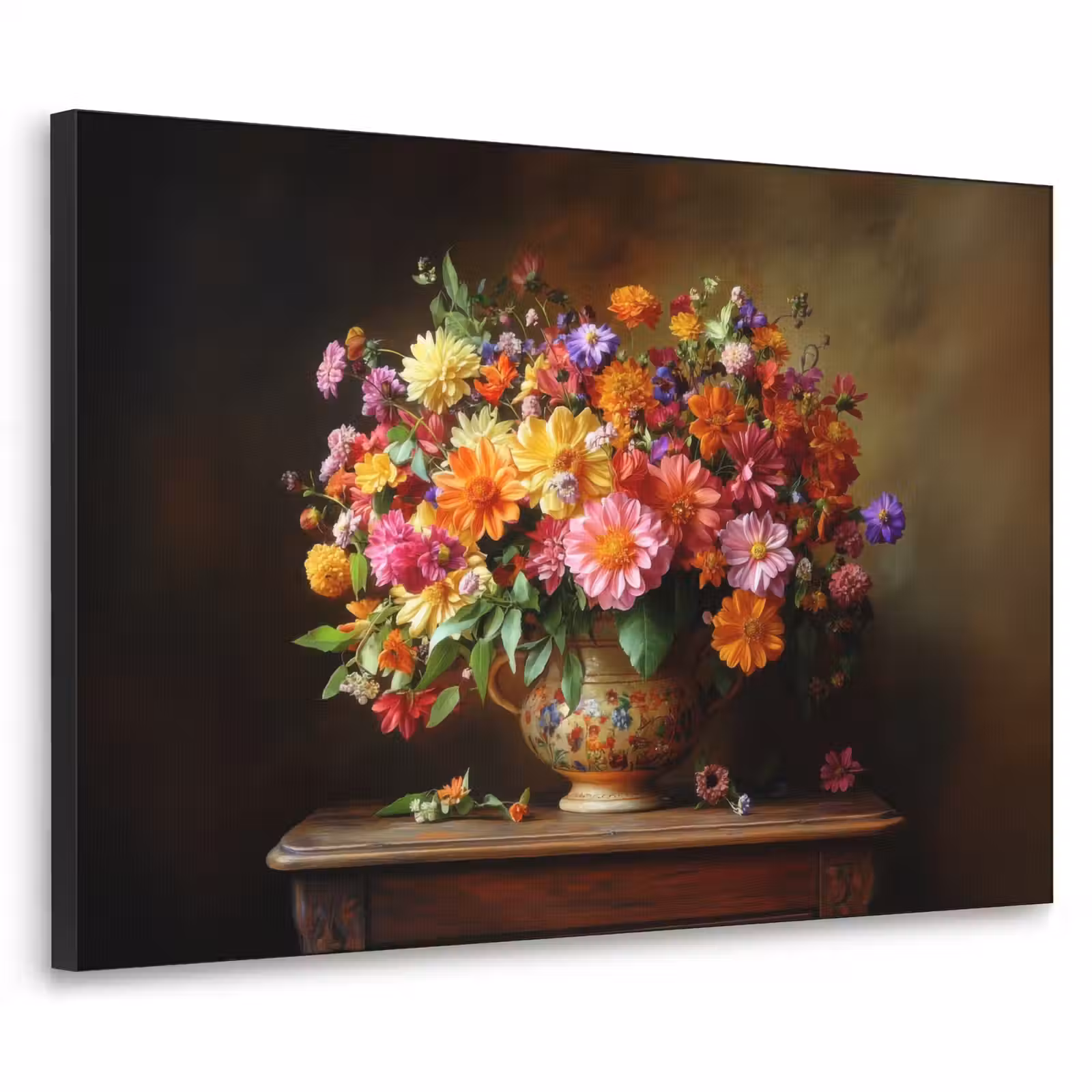 Art Frame - Kleuren - Boeket - Vaas - Hout — 1