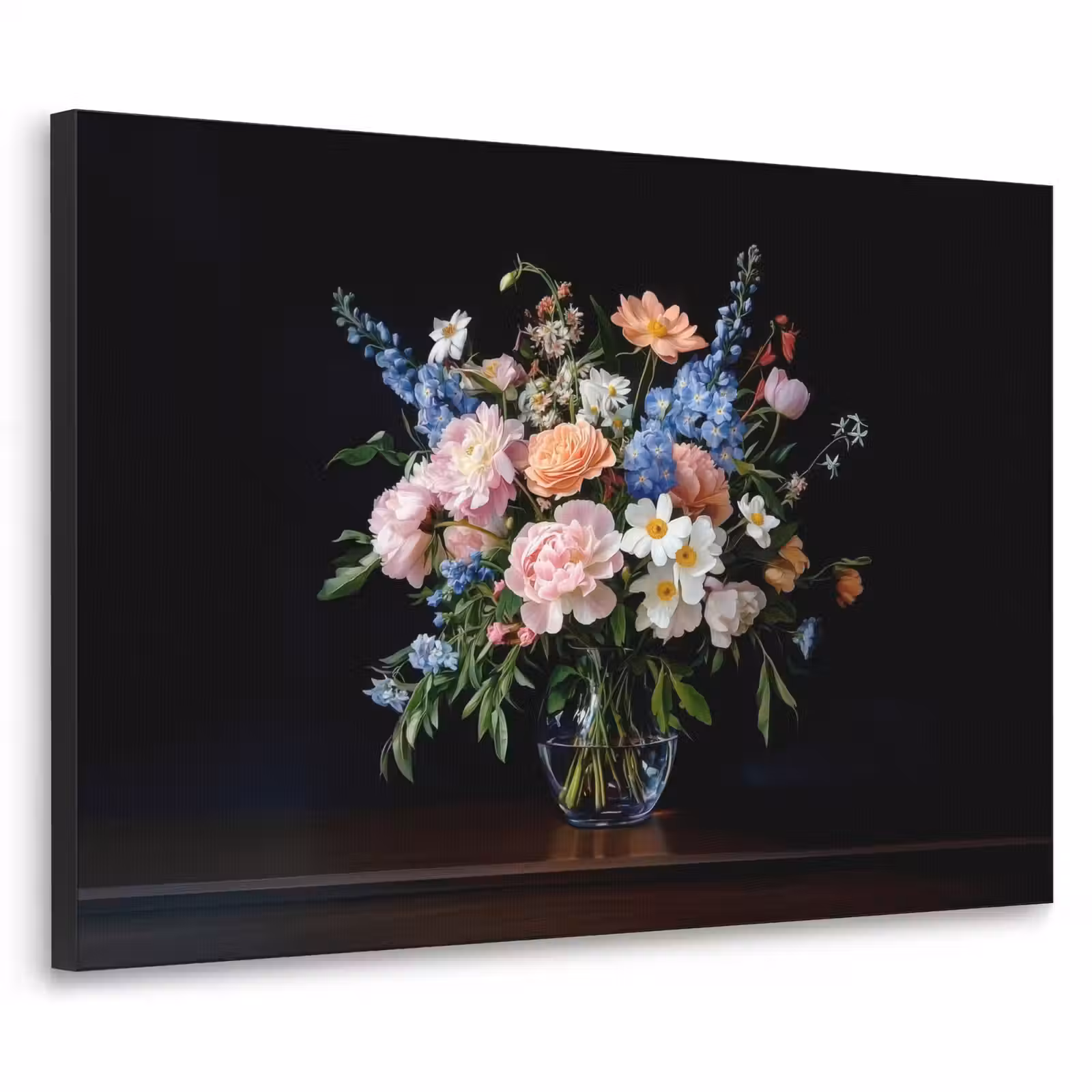 Art Frame - Pastel - Bloemen - Glazen - Vaas — 1