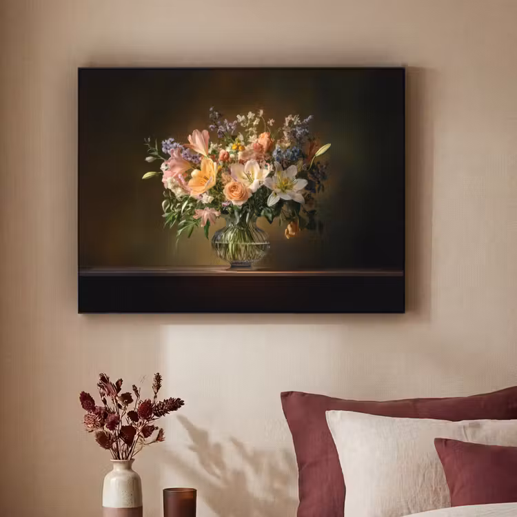 Art Frame - Glazen - Bloemen - Boeket - Kleuren — 3