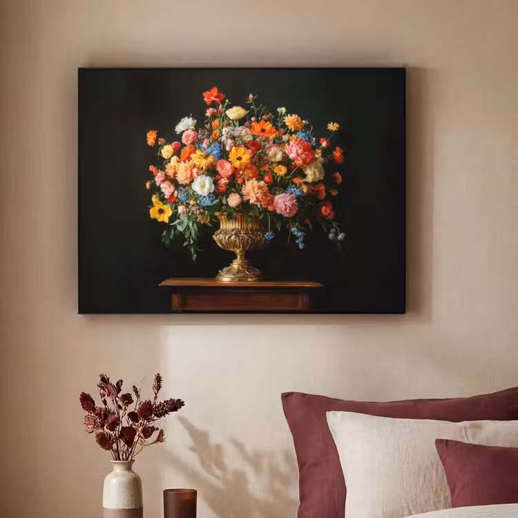 Art Frame - Goud - Bloemen - Kleuren - Vaas — 3