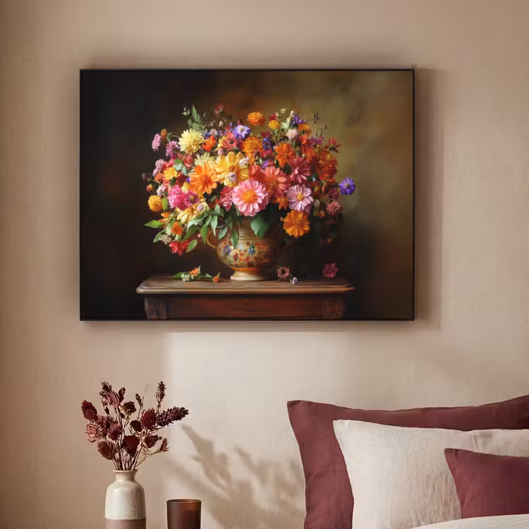 Art Frame - Kleuren - Boeket - Vaas - Hout — 3