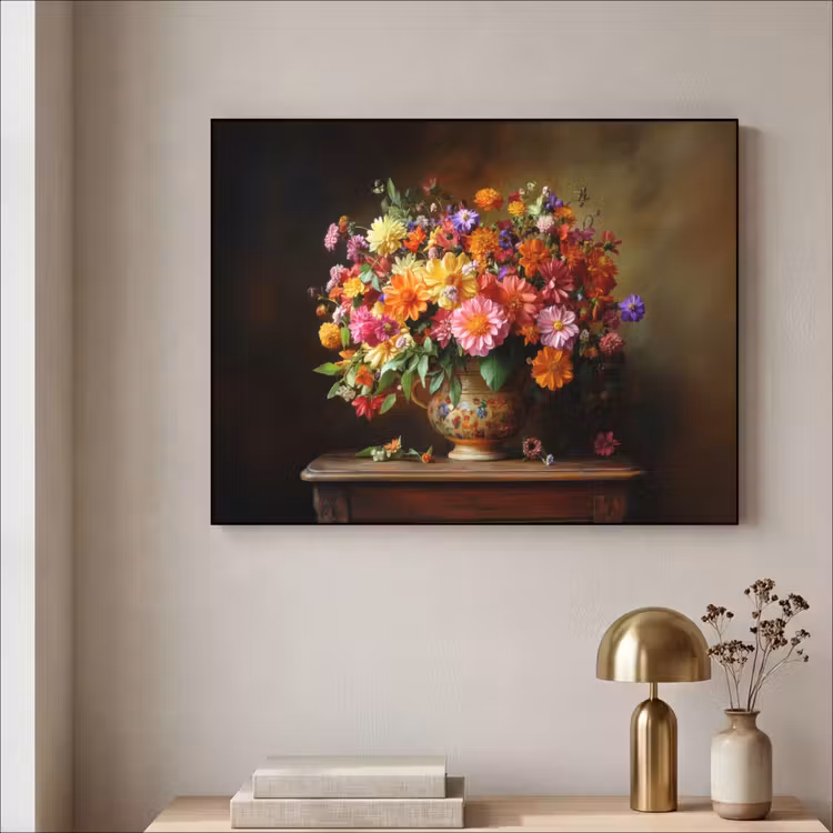 Art Frame - Kleuren - Boeket - Vaas - Hout — 5