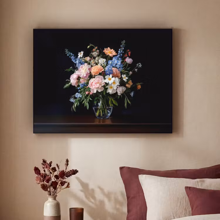 Art Frame - Pastel - Bloemen - Glazen - Vaas — 3