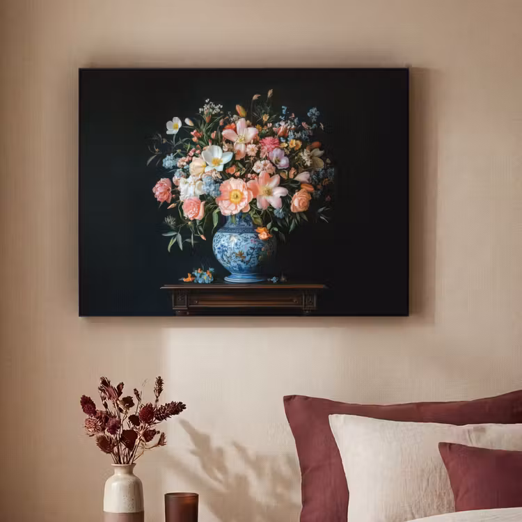 Art Frame - Roze - Bloemen - Vaas - Kleuren — 3