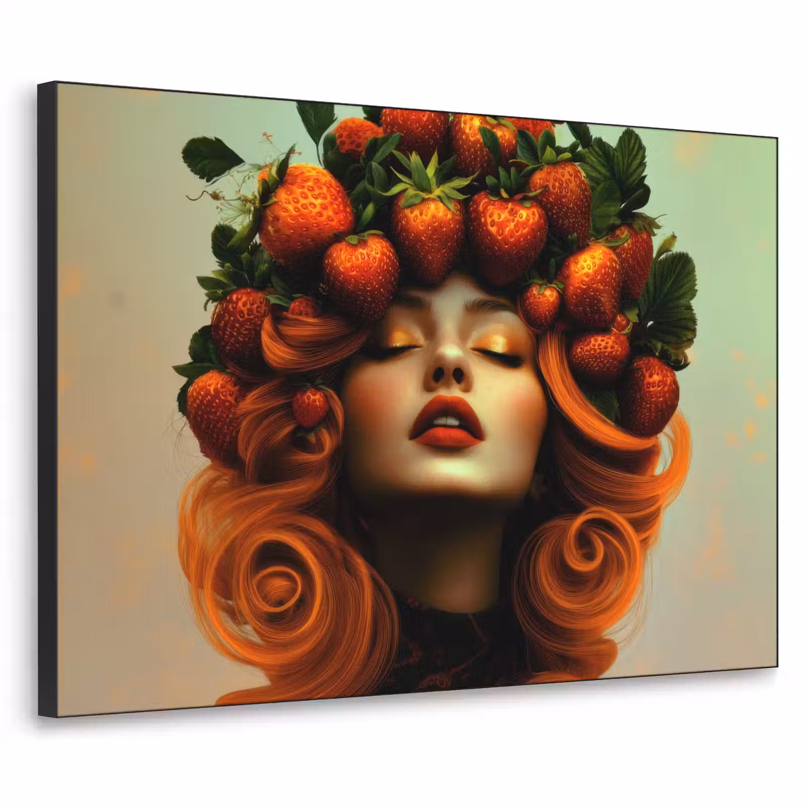 Art Frame - Vrouw - Aardbeien - Kroon — 1
