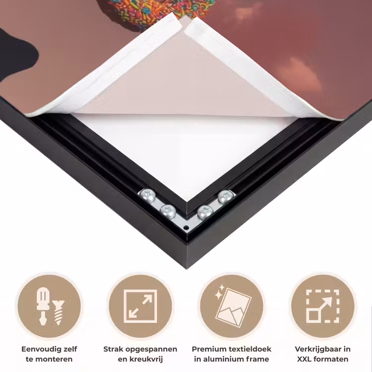Art Frame - Vrouw - Donuts - Kleurrijk — 8
