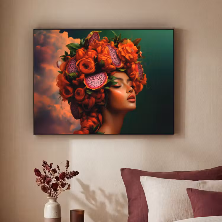 Art Frame - Vrouw - Drankenfruit - Rozen — 3