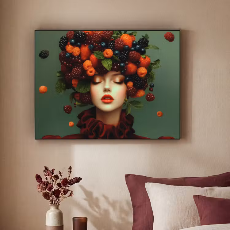 Art Frame - Vrouw - Aardbeien - Frambozen - Bramen - Bessen — 3
