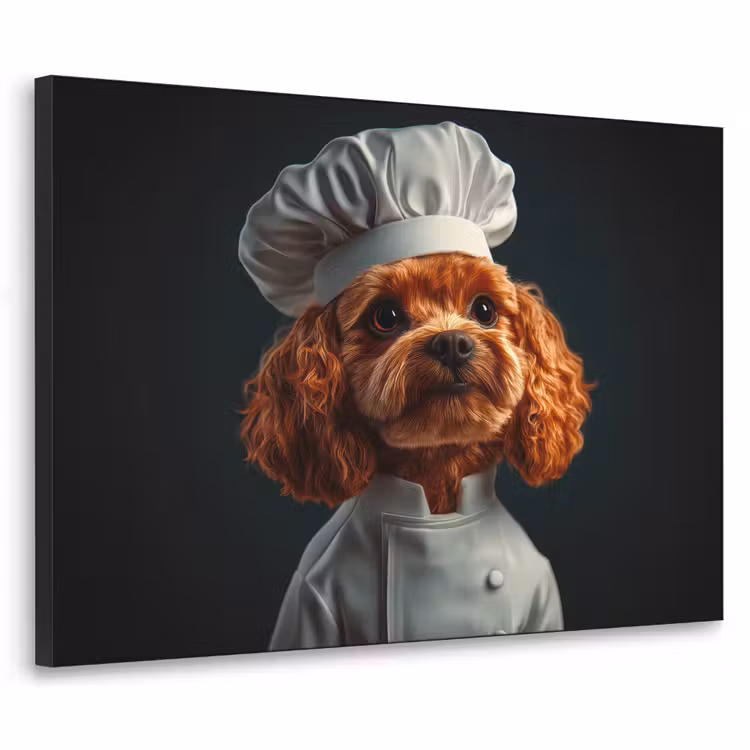 Art Frame - Bruin - Kok - Hondje — 1
