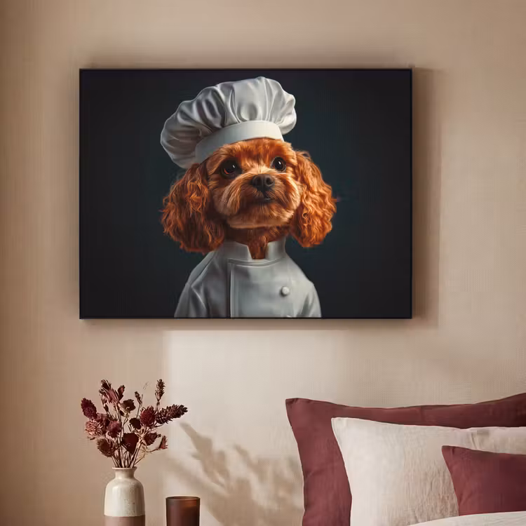 Art Frame - Bruin - Kok - Hondje — 3