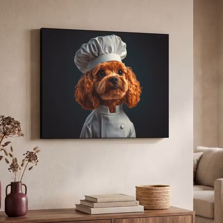 Art Frame - Bruin - Kok - Hondje — 7