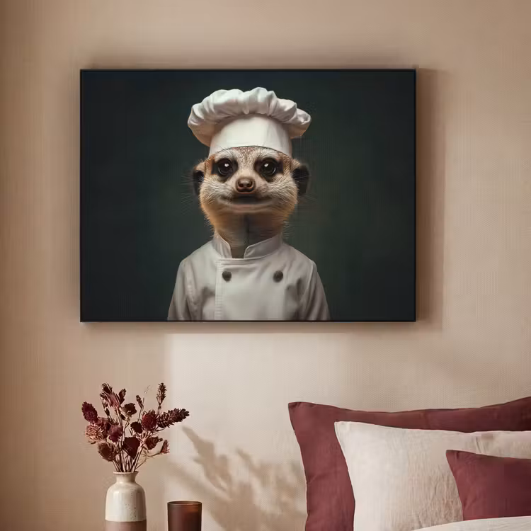 Art Frame - Dier - Kok - Stokstaartje — 3