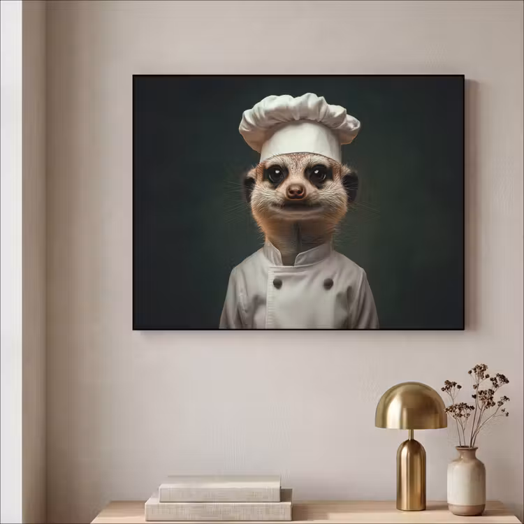 Art Frame - Dier - Kok - Stokstaartje — 5