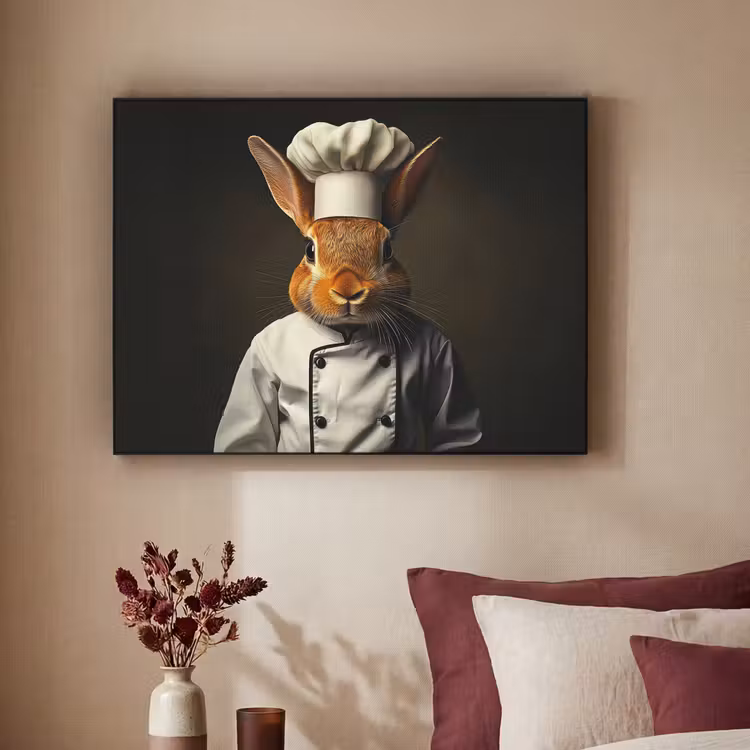 Art Frame - Konijn - Kok - Dier — 3