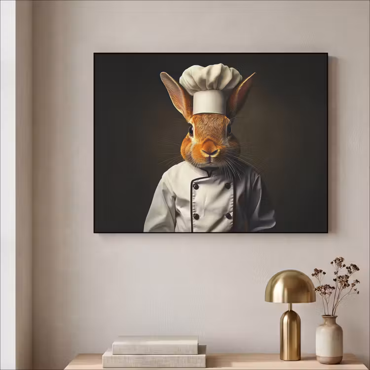 Art Frame - Konijn - Kok - Dier — 5