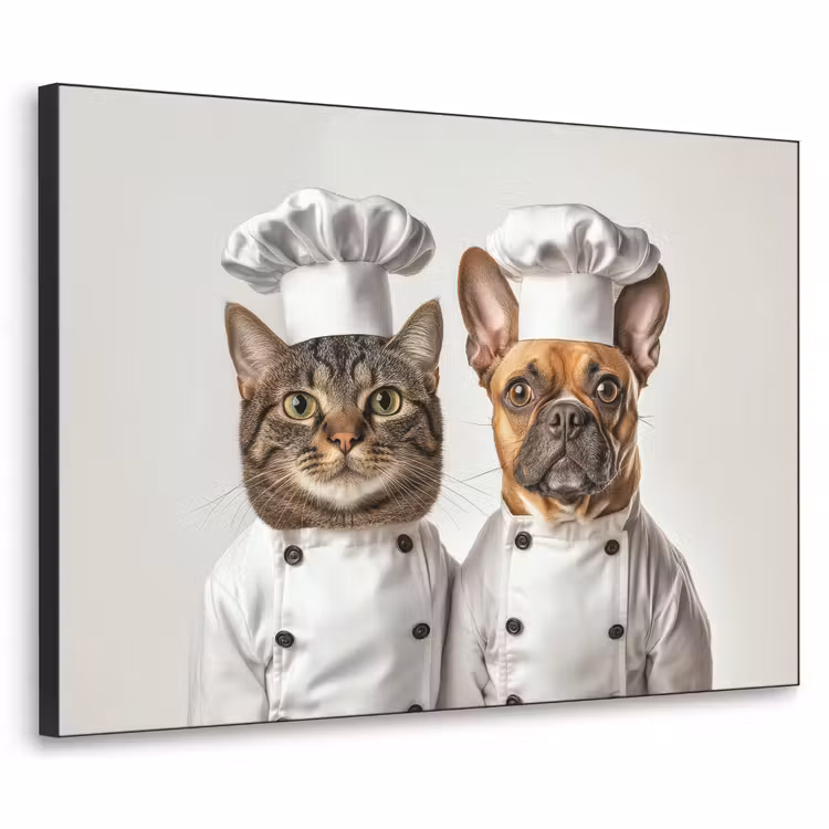 Art Frame - Kat - Hond - Kokskleding — 1