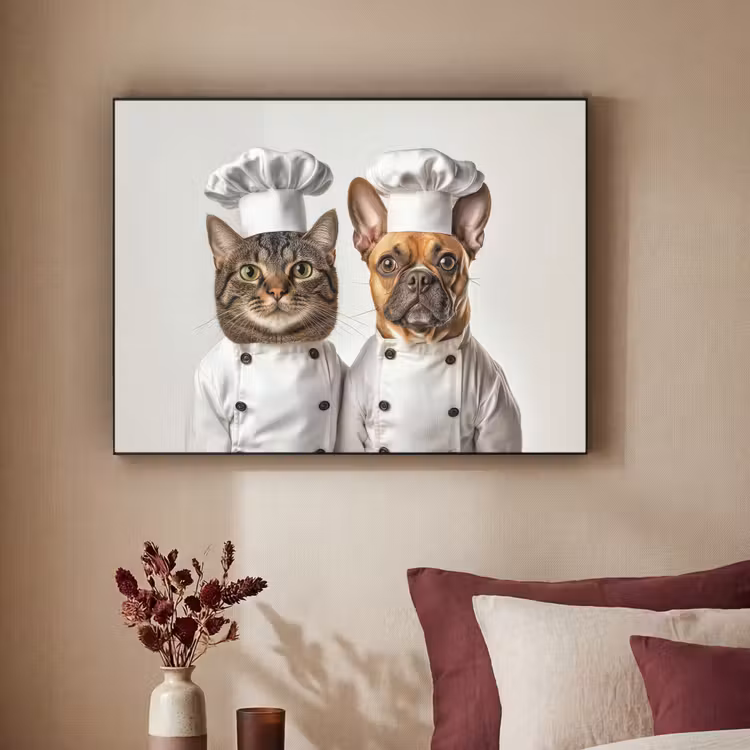 Art Frame - Kat - Hond - Kokskleding — 3
