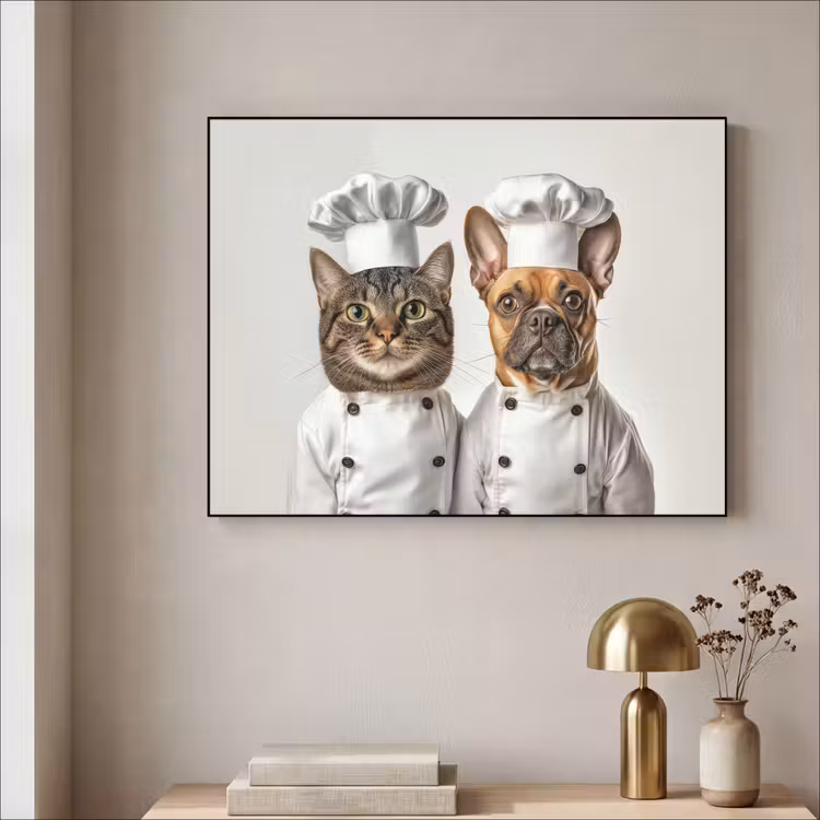 Art Frame - Kat - Hond - Kokskleding — 5