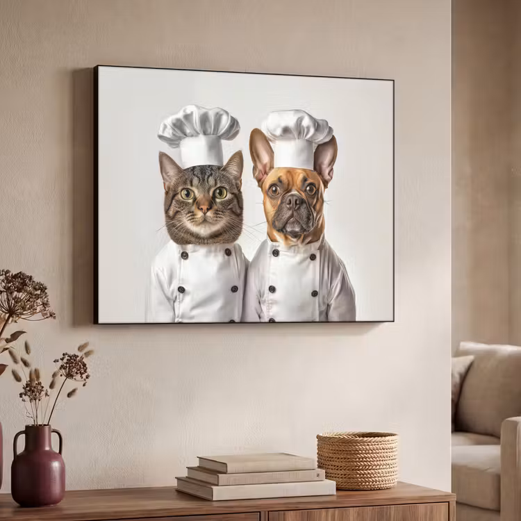 Art Frame - Kat - Hond - Kokskleding — 7