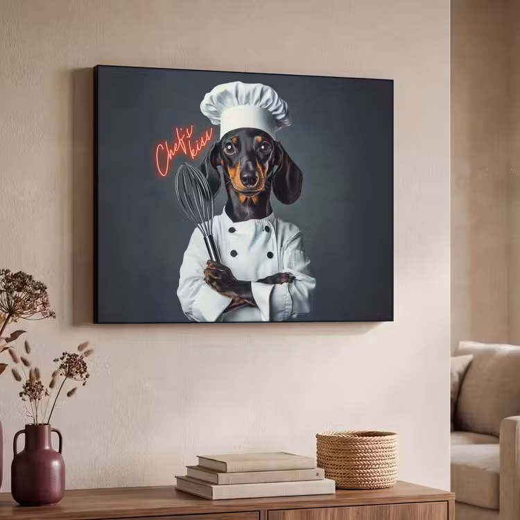Art Frame - Quote - Neon - Hond - Kokskleding — 7