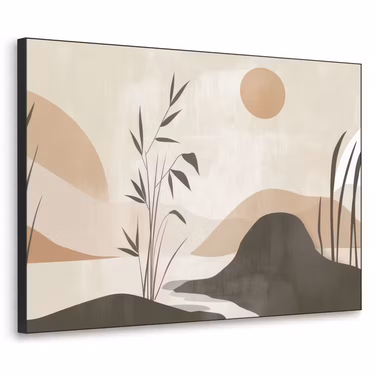 Art Frame - Japandi - Landschap - Beige — 1