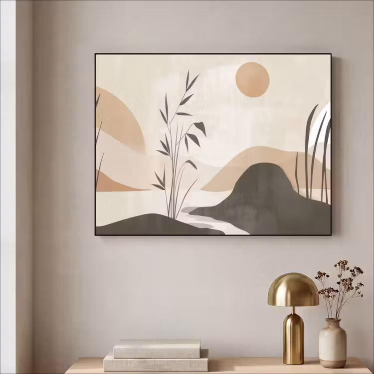 Art Frame - Japandi - Landschap - Beige — 5