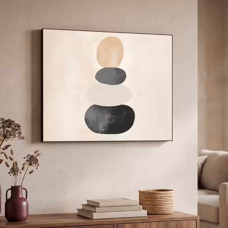 Art Frame - Japandi - Wabi sabi - Beige — 7
