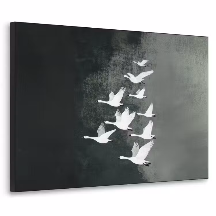 Art Frame - Vogel - Japandi - Groen — 1