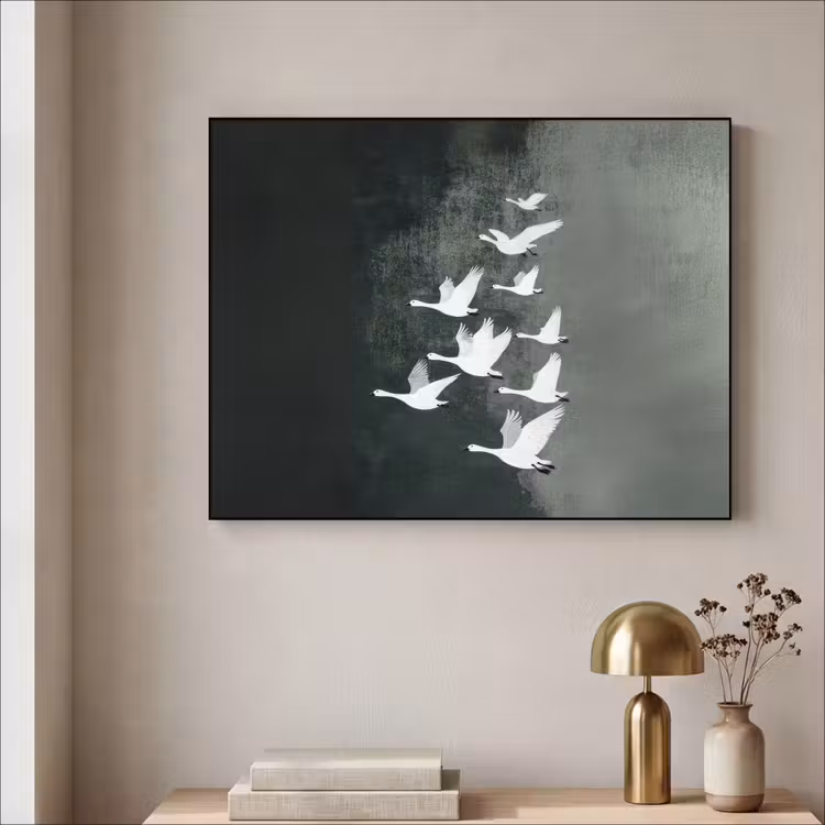 Art Frame - Vogel - Japandi - Groen — 5