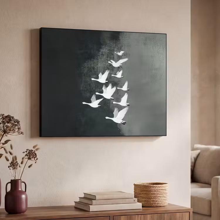 Art Frame - Vogel - Japandi - Groen — 7