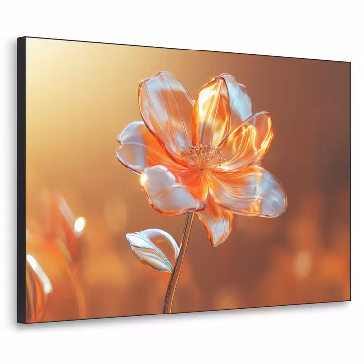 Art Frame - Glazen - Bloem - Zonlicht — 1