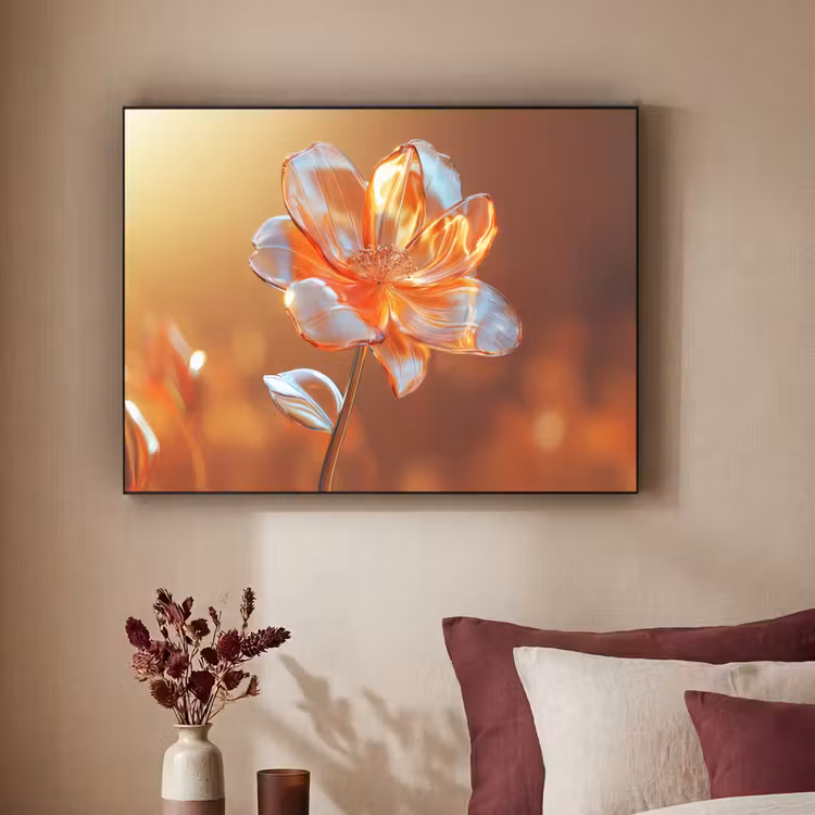 Art Frame - Glazen - Bloem - Zonlicht — 3